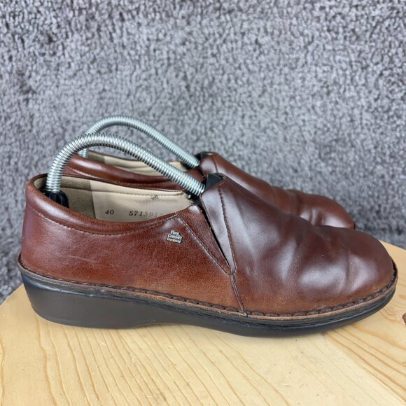 Finn Comfort Shoe Newport Loafers Womens Size 9 Brown Leather Made in Germany - Picture 3 of 8